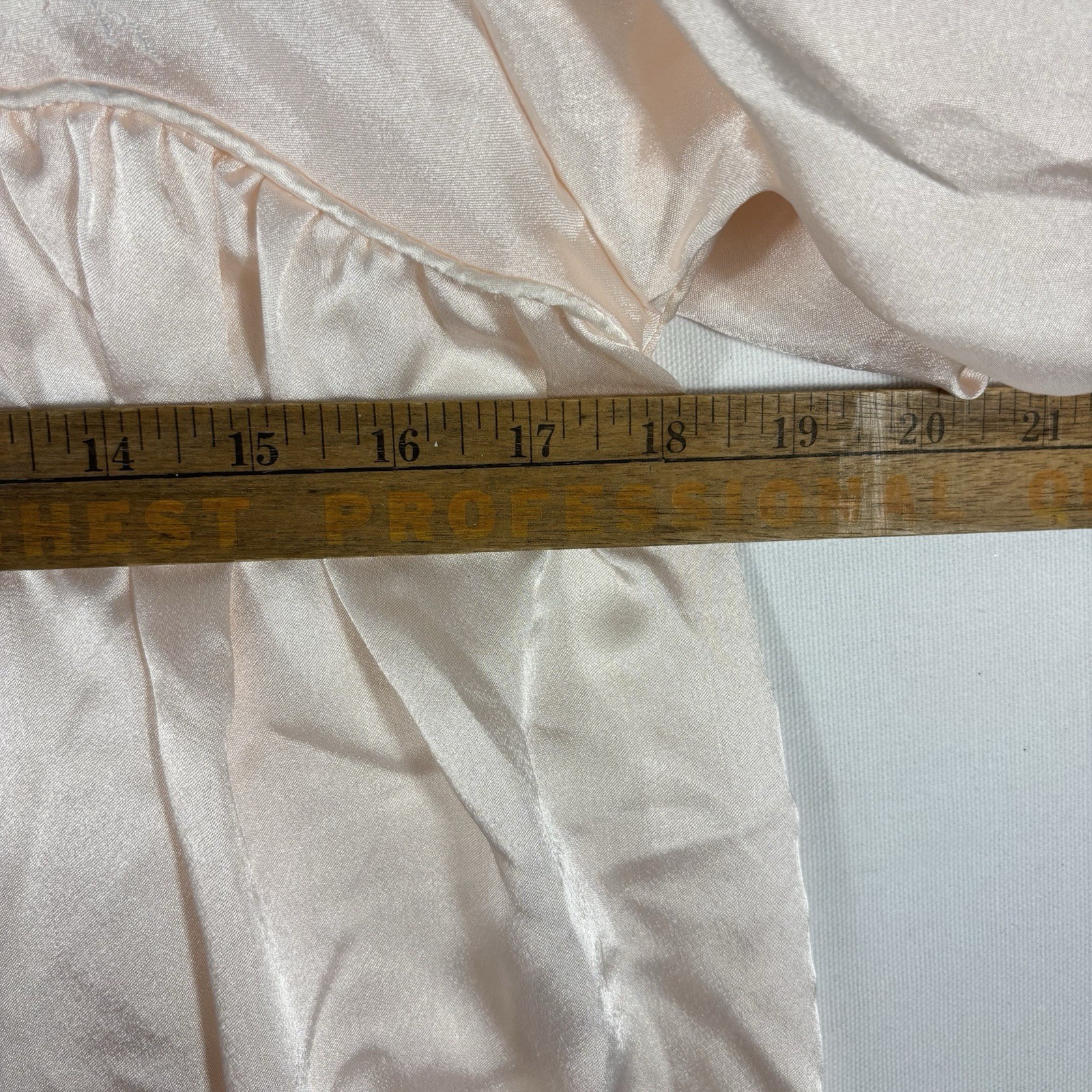 Vintage Miss Dior Lingerie Long Nightgown Women’s M USA ILGWU Balloon Sleeves