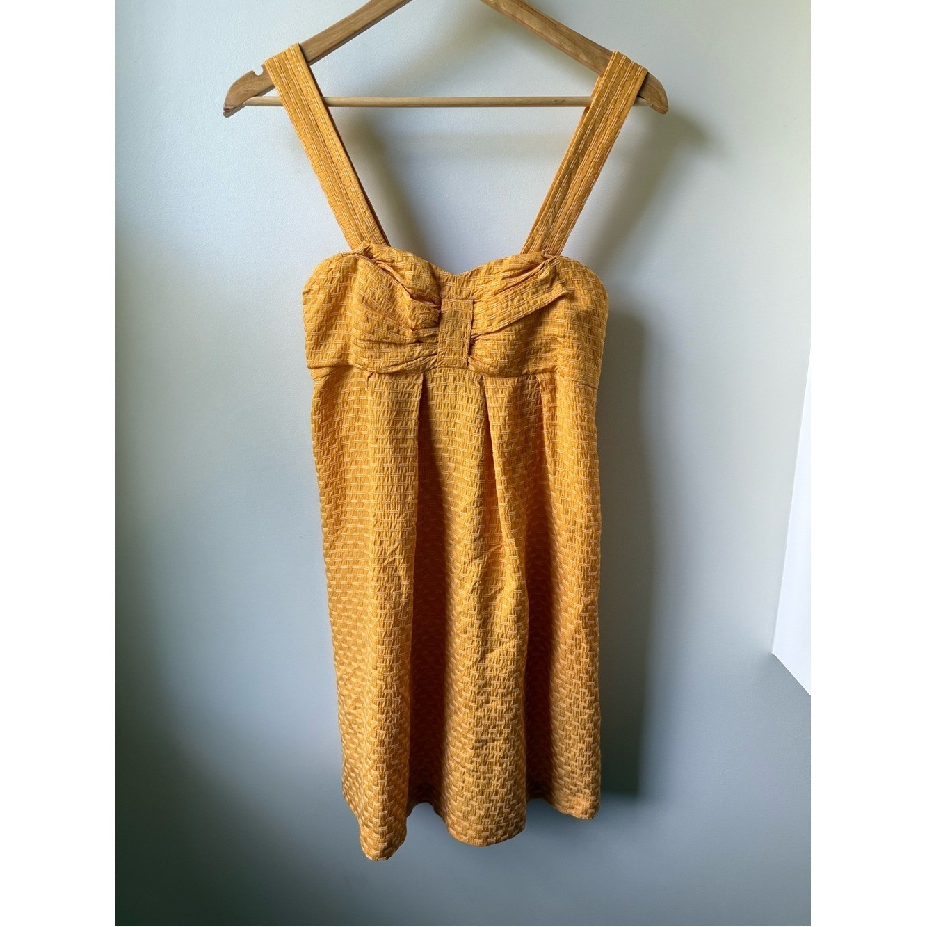 SEE BY CHLOE Silk Cotton Jacquard Mini Dress Textured Coquette Babydoll Retro 2