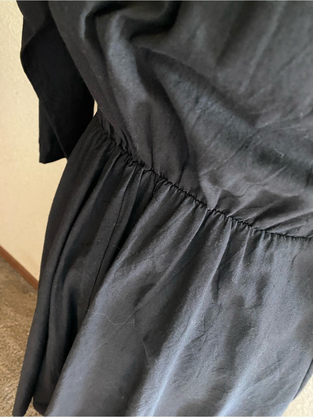 Lilia Smitty Vintage Black Western Shirt Dress Embellished A Line Full Skirt 5/6