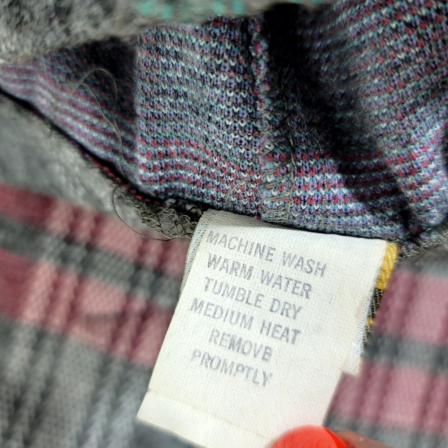Wardrobe Maker Vintage 70s Plaid A-Line Skirt USA Elastic Waist Academia