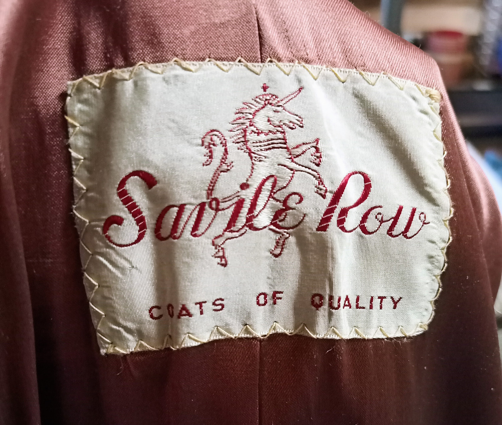 1950s ladies Savile Row cashmere coat