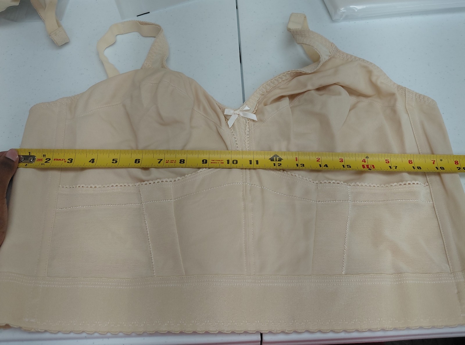 Vintage Crown-nette Longline Bra Size 48C