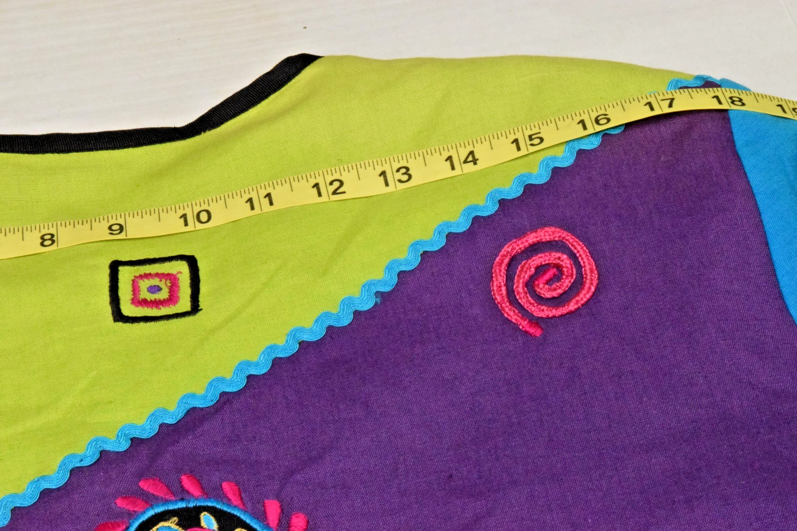 Vintage Jacket Allure L 90s Textured Colorful Paisley Swirls Cotton Rayon Flax