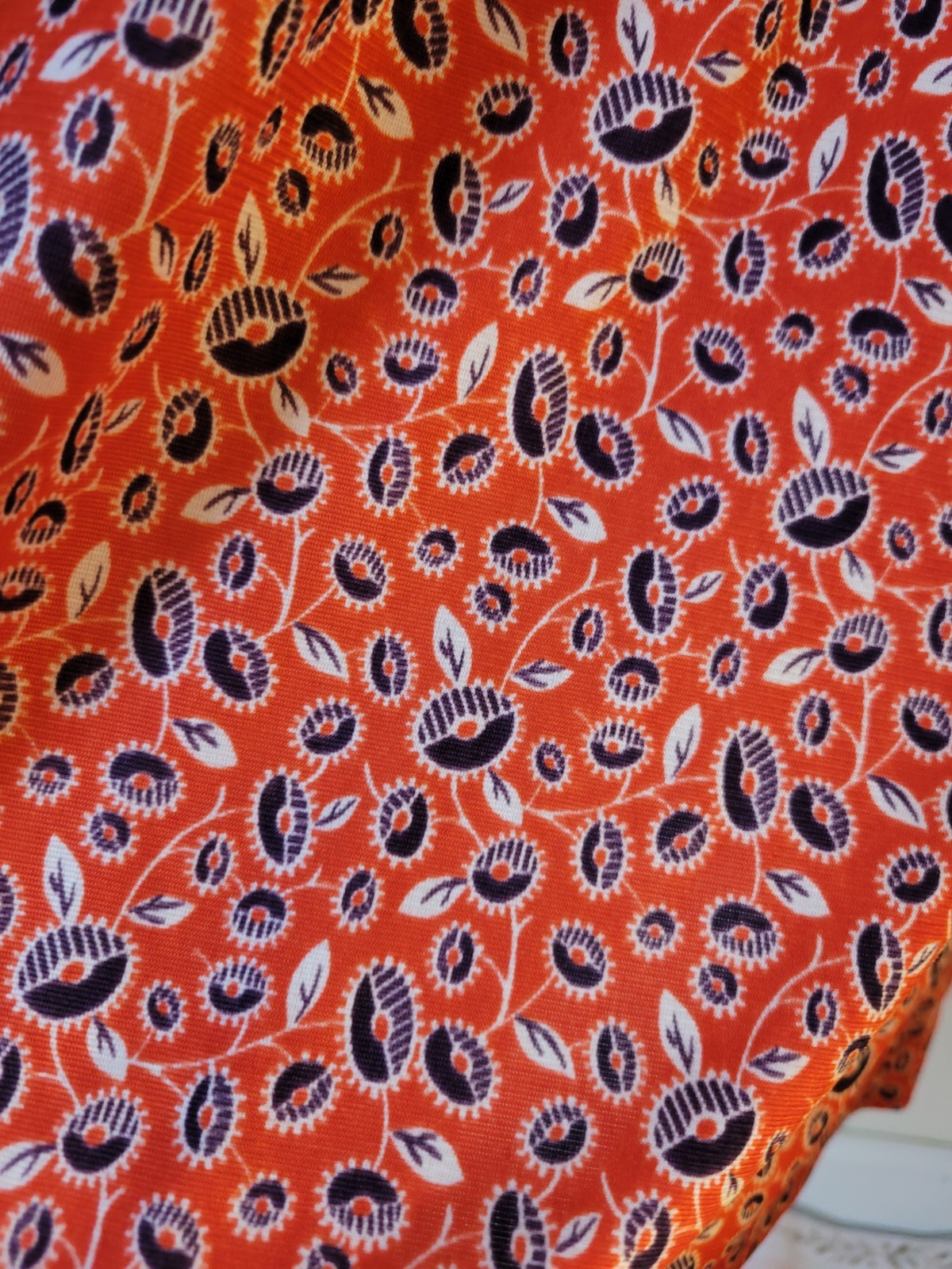 VTG 60’s 70’s Shady Lane Red White & Blue Floral Cottage Dress