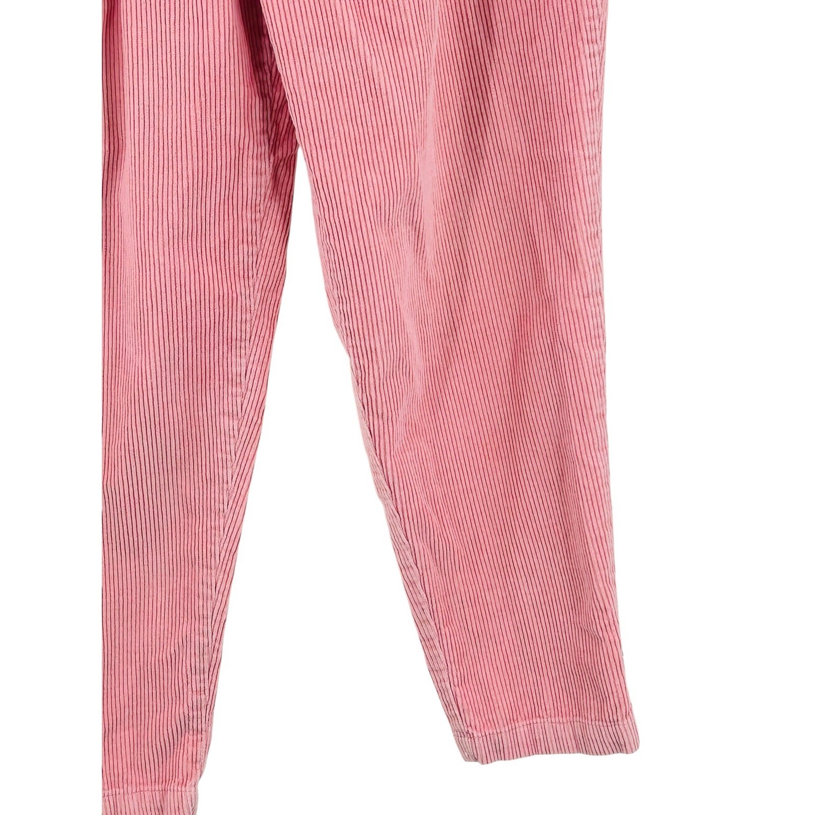 Tarazzia Vintage Corduroy Pleated Tapered Pants Pink Size 9/10