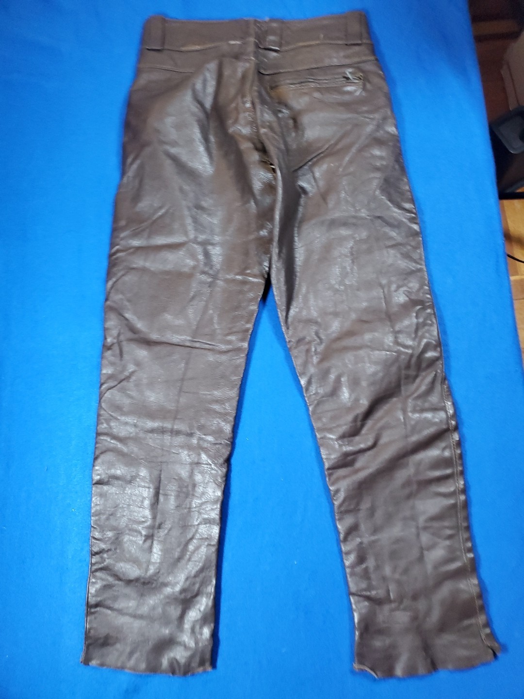 Vintage Brooks Leather Sportswear Pants Size 28 Biker Riding Racing Made USA