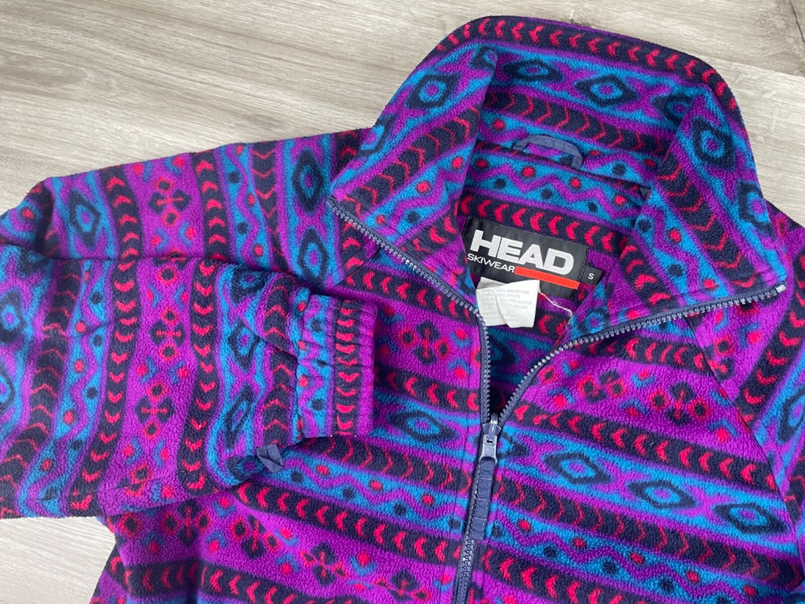 Vintage HEAD SKIWEAR Jacket Women’s Size Small Full Zip Inner Jacket Winter Ski