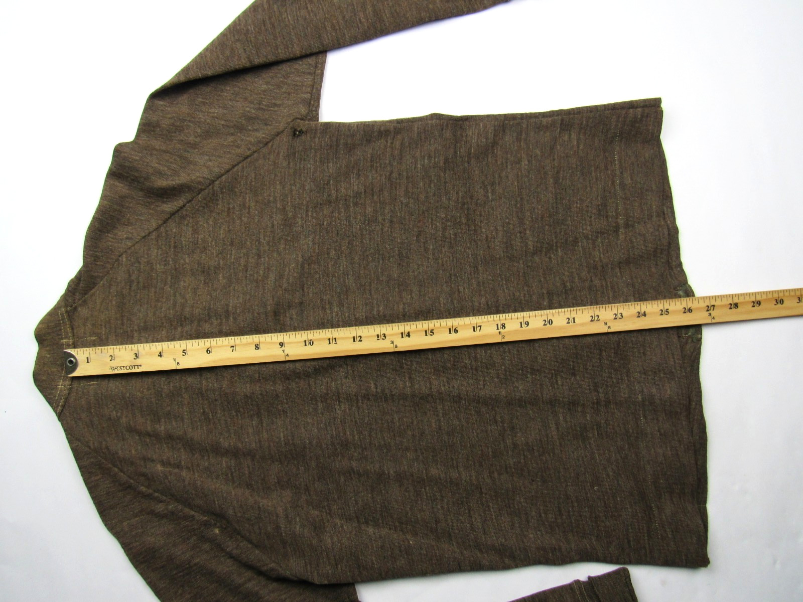 Vtg 1940s 50s Roper Knitting Co. Work Wear Knit Cardigan Sweater Mens Sz 44 40s
