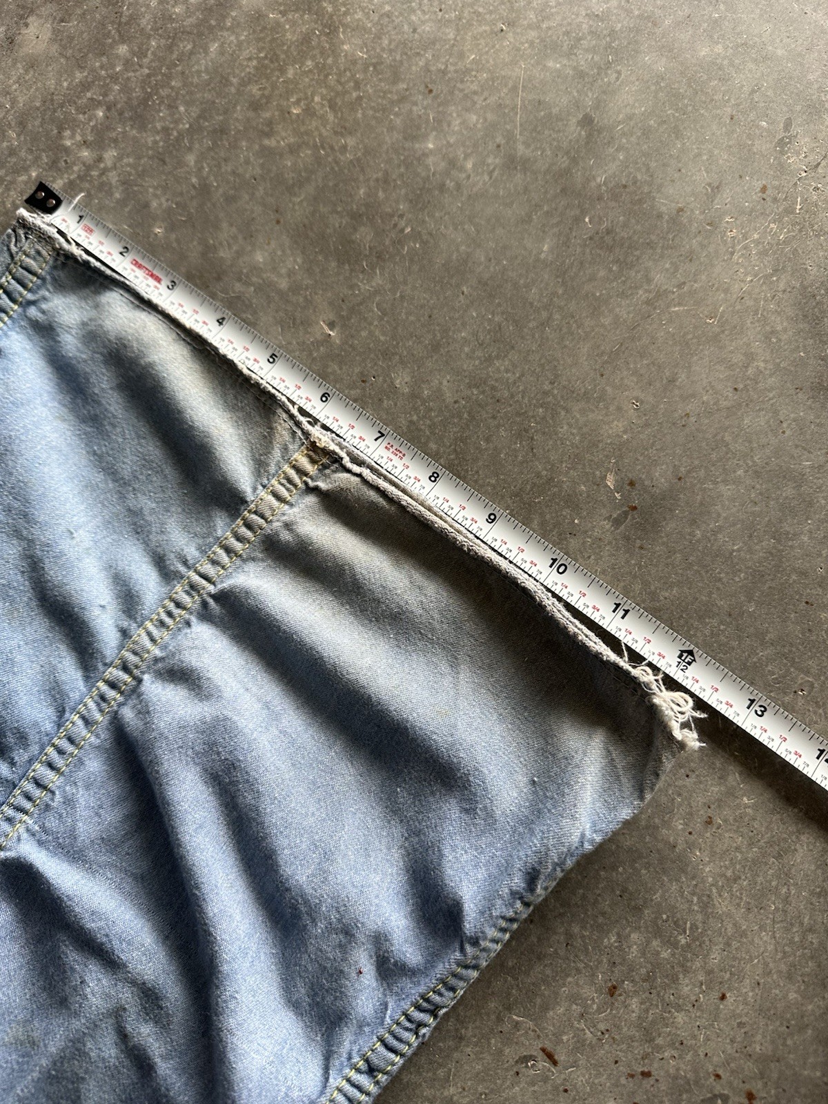 Vintage 70s Britannia Bell Bottom Jeans Flowy 26 X 32 Hippie Boho