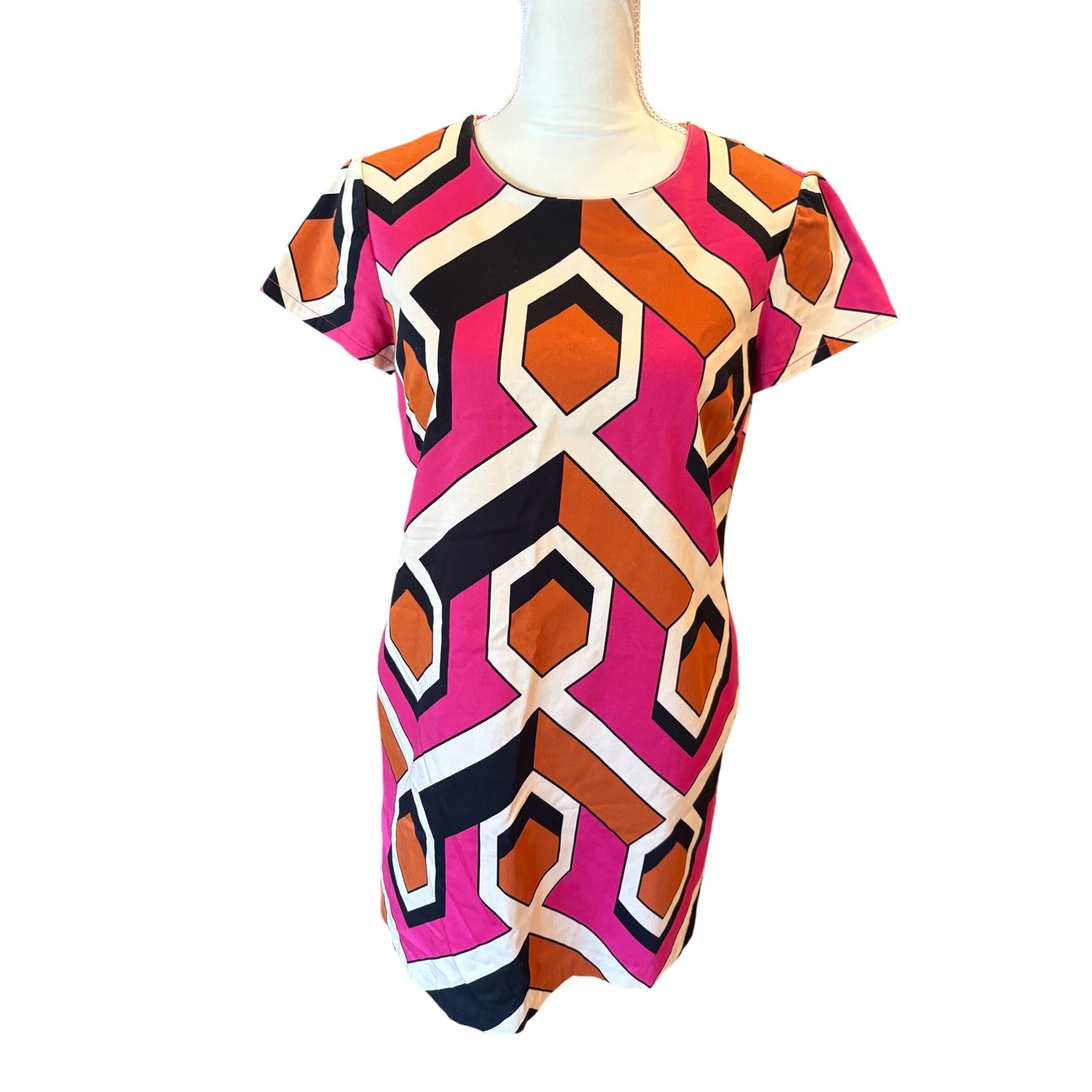 Corey Lynn Calter / Anthropologie Geometric Retro 60’s Mini Shift Dress – SP