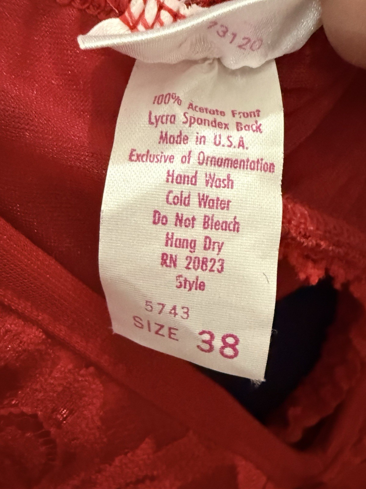 Vtg 80s Frederick’s Hollywood Red Lace Teddy Garter Lingerie USA 38 Pinup Vixon
