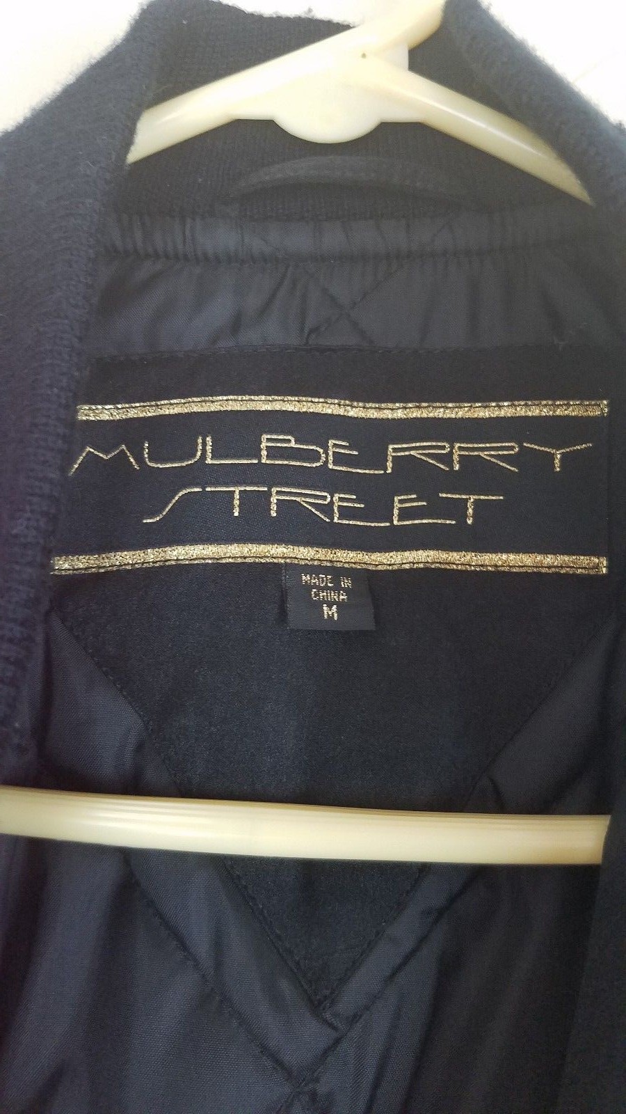 Mulberry Street Coat Womens Vintage Retro Jacket 80’s 90’s Sz Medium Purple s68