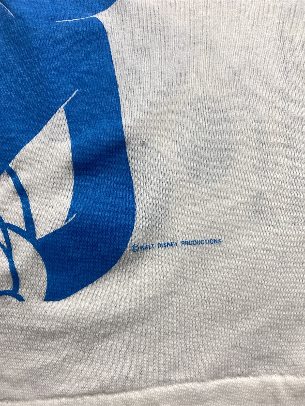 Vintage Mickey Mouse T Shirt Double Sided Walt Disney Productions Sz Small 80s