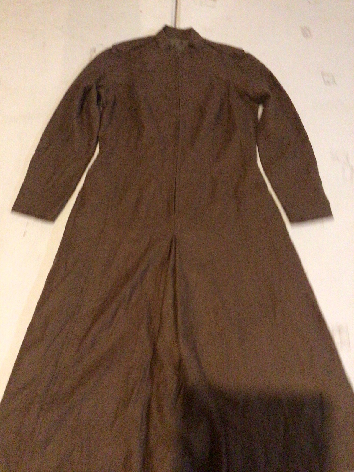 Vintage Brown Dress Handmade See Measurements