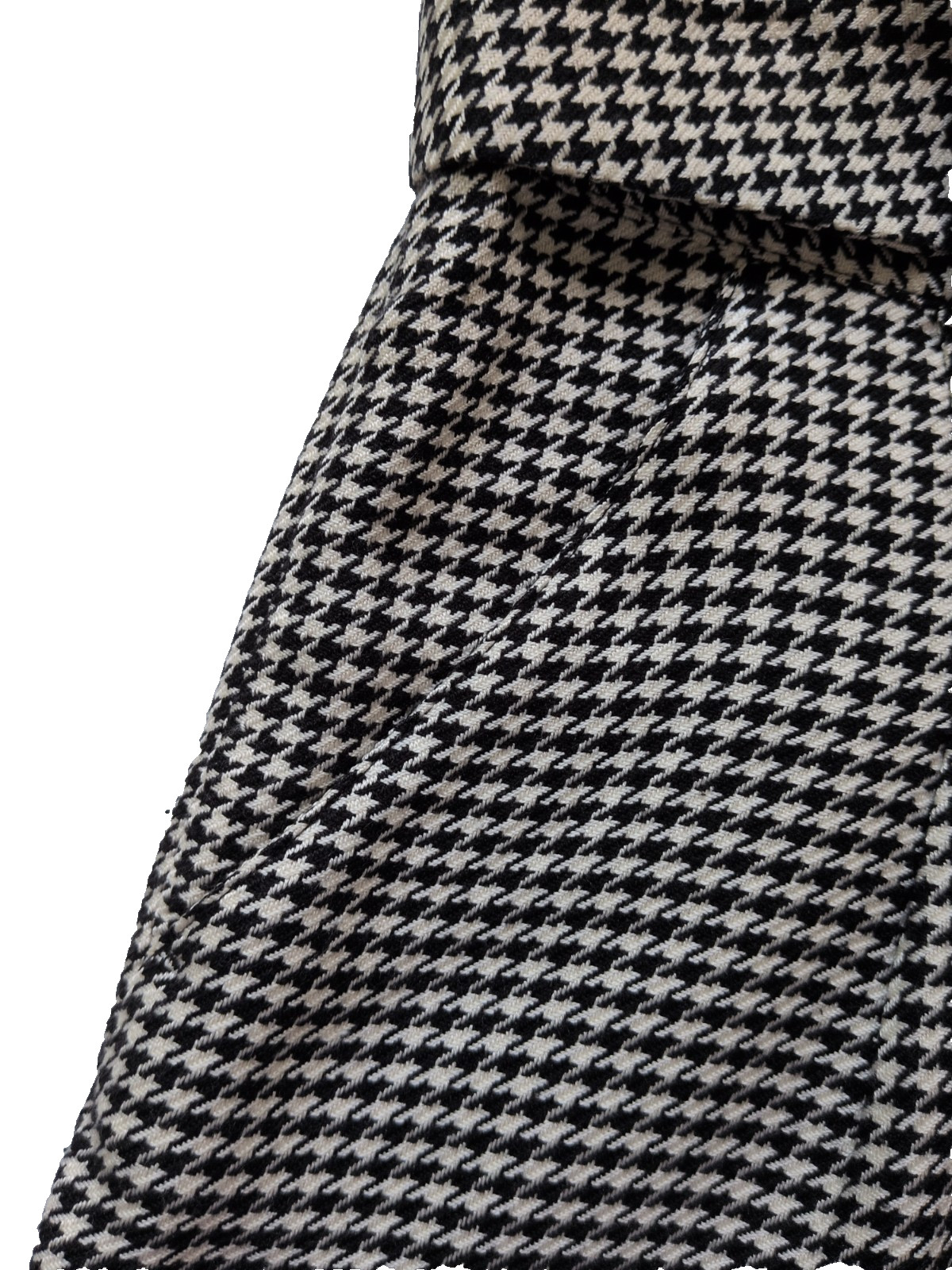 Rare L.A.M.B. Spring 2008 Silk/Wool Houndstooth Pleated Shorts Size 4 Runway Y2K