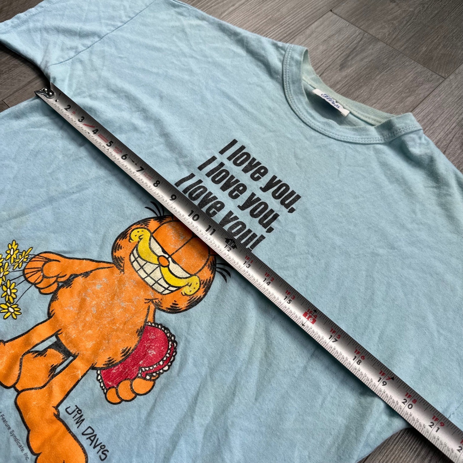 1970’s True Vintage Garfield I Love You Sleeping T-Shirt One size