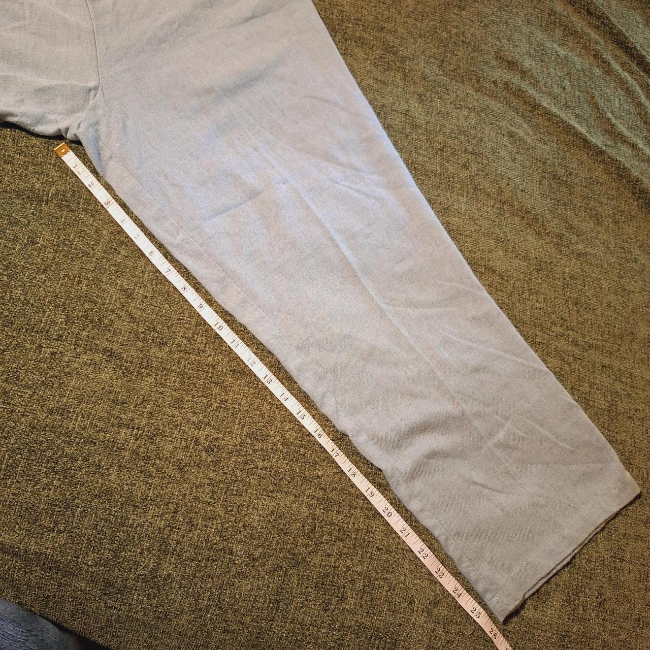 Vintage 80s Erin London Light Mint Green Pants, Size M