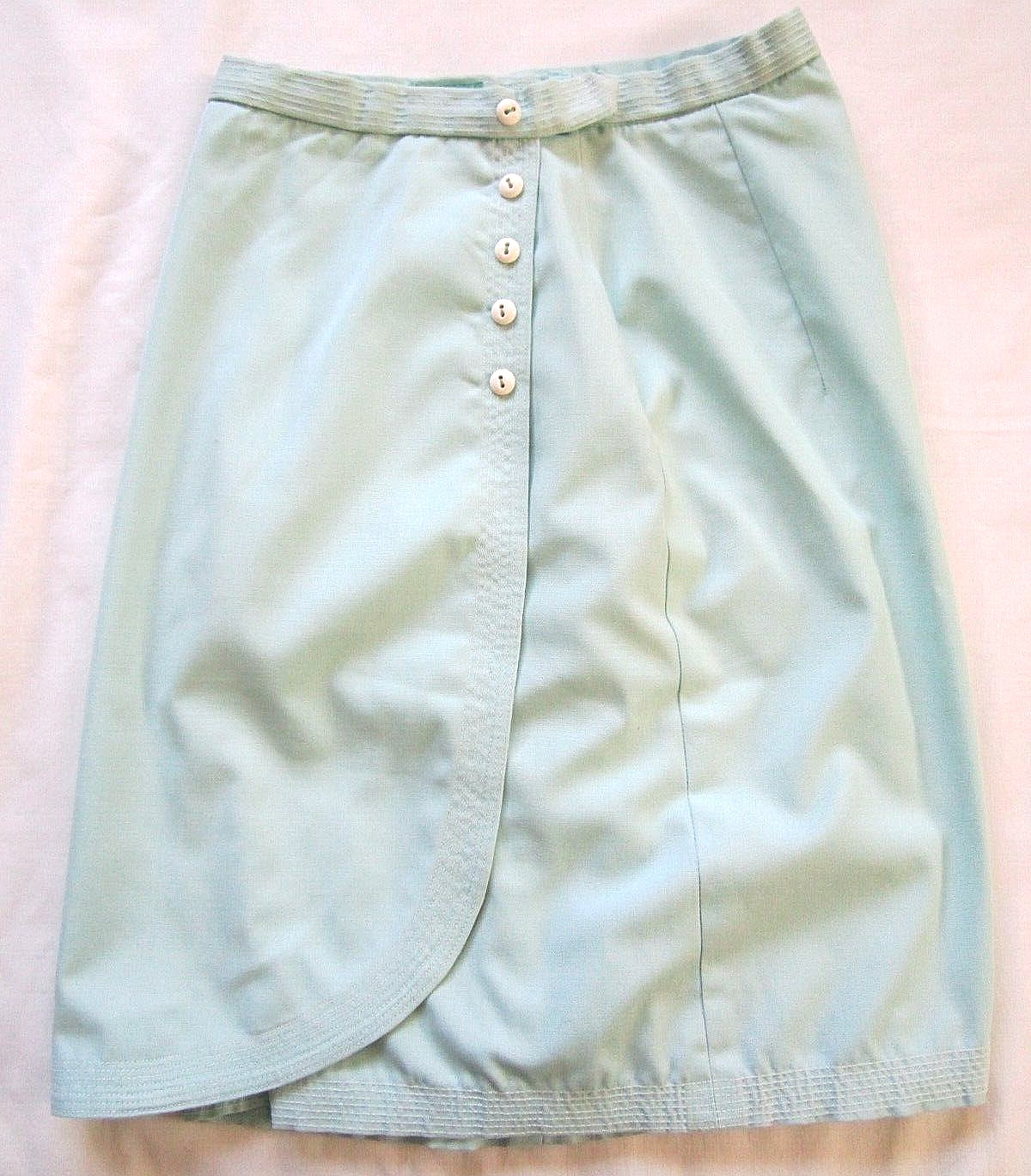 Vintage 60s MCM Mod Gogo Scooter Skort Shorts Mini Skirt Culottes 10 Koret Calif