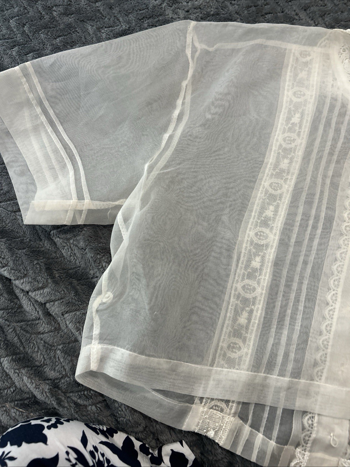 Karen Alexander Vintage Size 8 Sheer Shirt