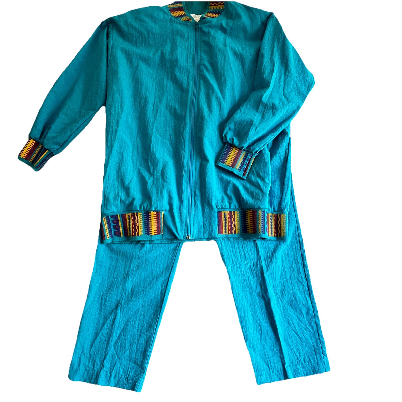Vintage 1980s/90s Blair Boutique Windbreaker Suit Jogging Ladies Size L Retro