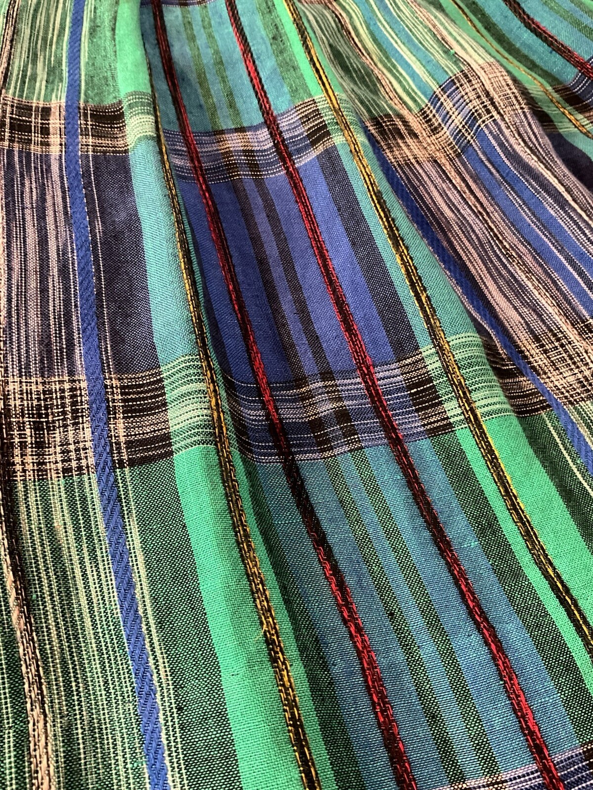 VTG Tica Women’s Pleated Skirt Plaid Size 14 Made in USA Union Tag Preppy