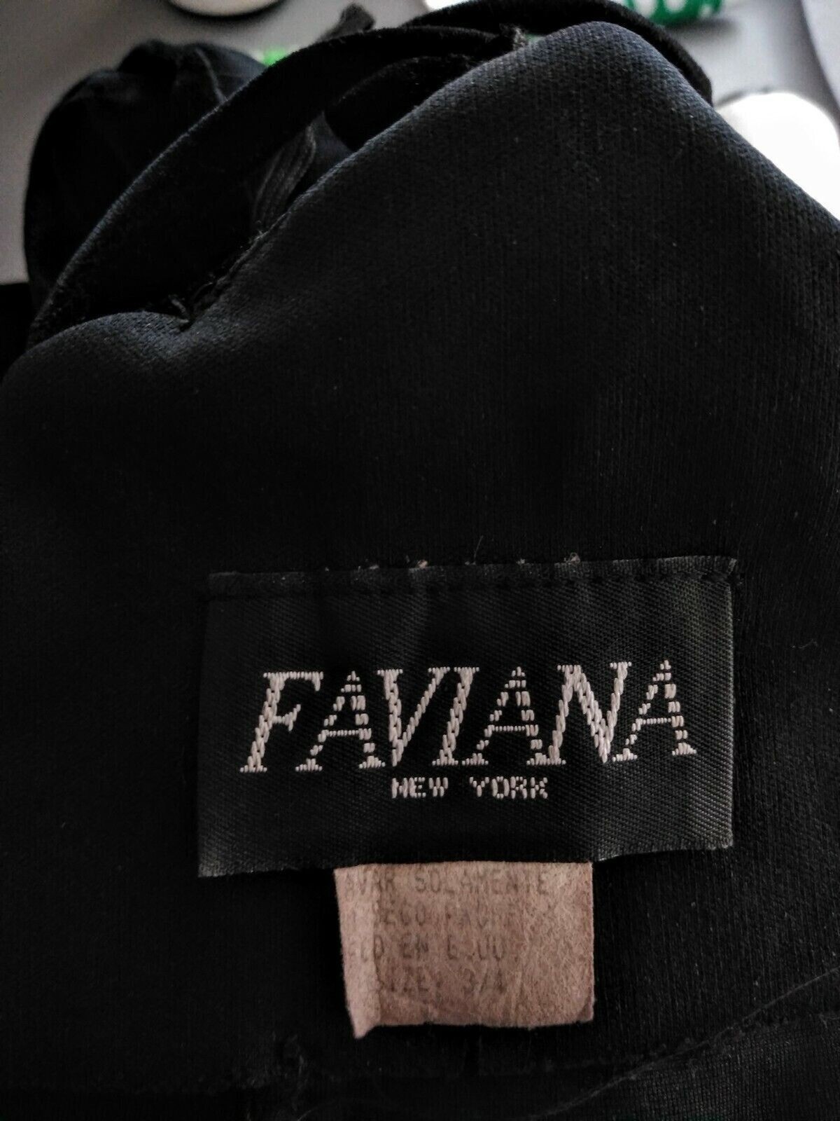 VTG 90s Faviana New York Velvet Strappy Back Maxi Bombshell Slit Cocktail Dress