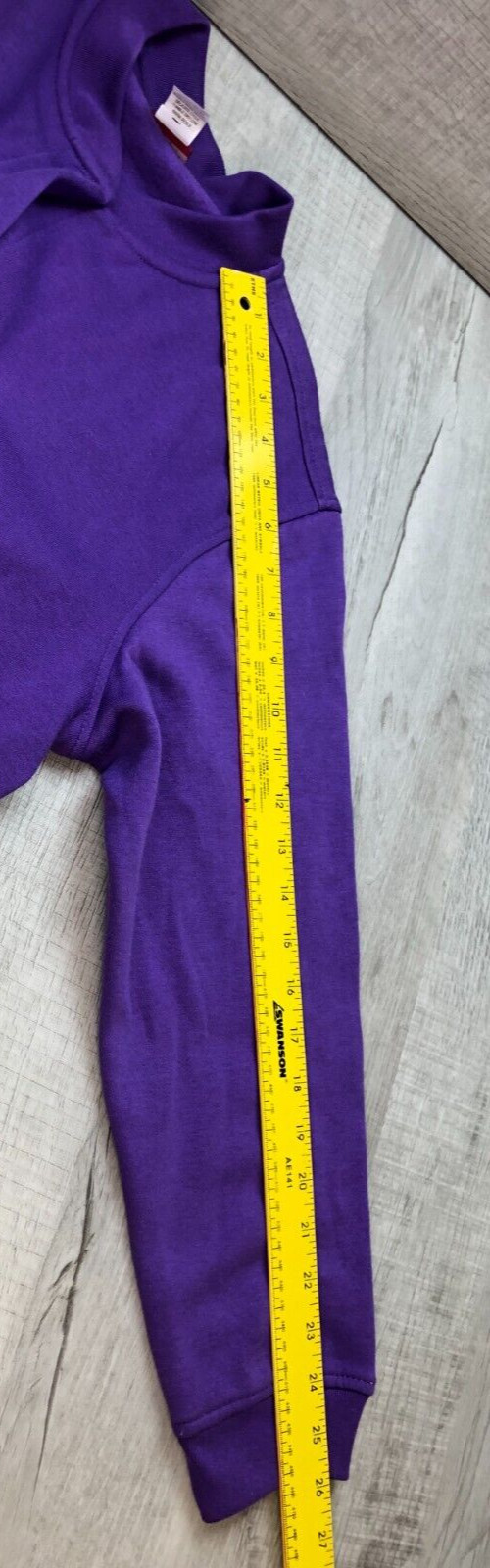 Vintage Tudor Court Button Up Sweatshirt Purple 80s Grandma Jacket Women’s PM