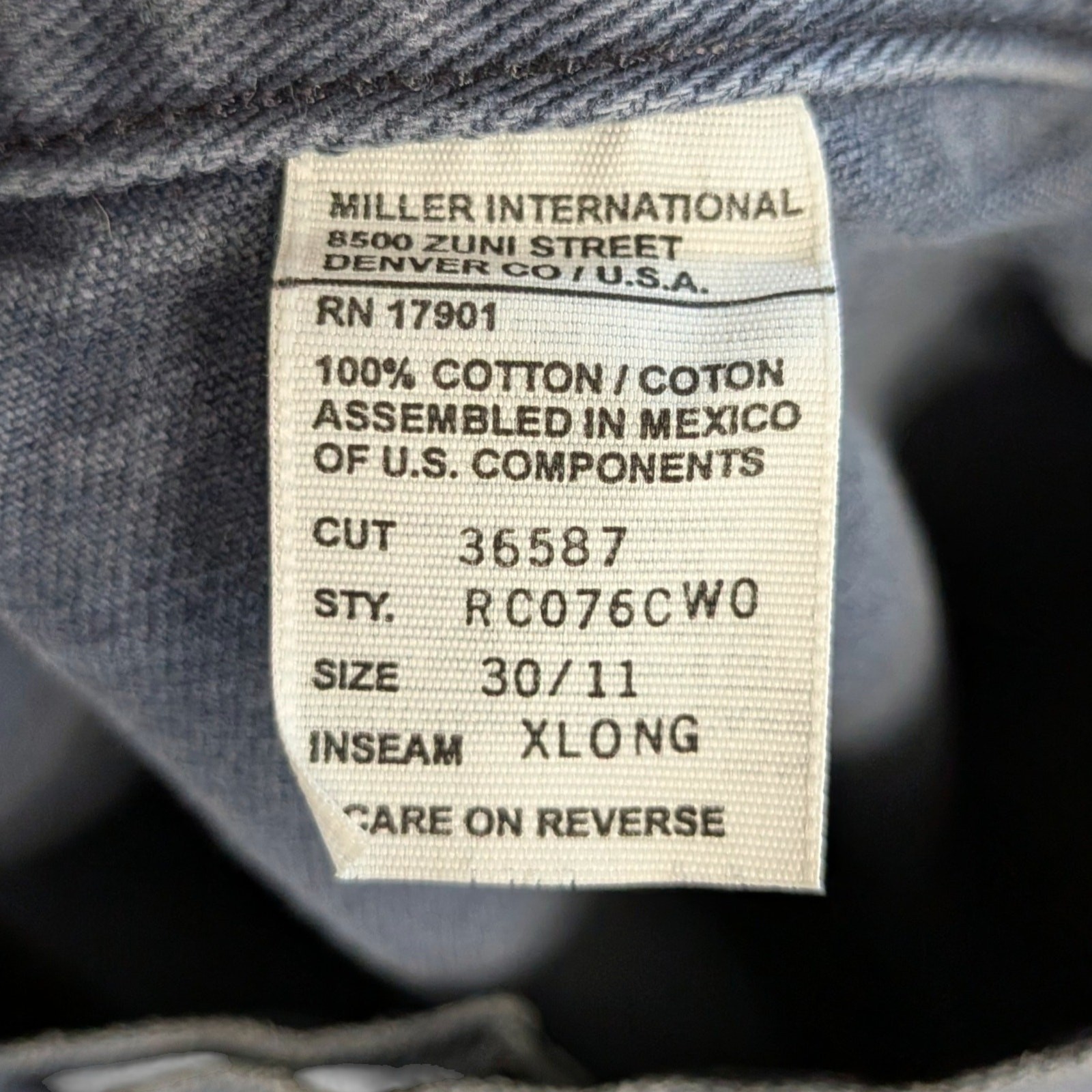 Vintage 90s Rockies Jeans 30/11 XLong Inseam Tall purple gray