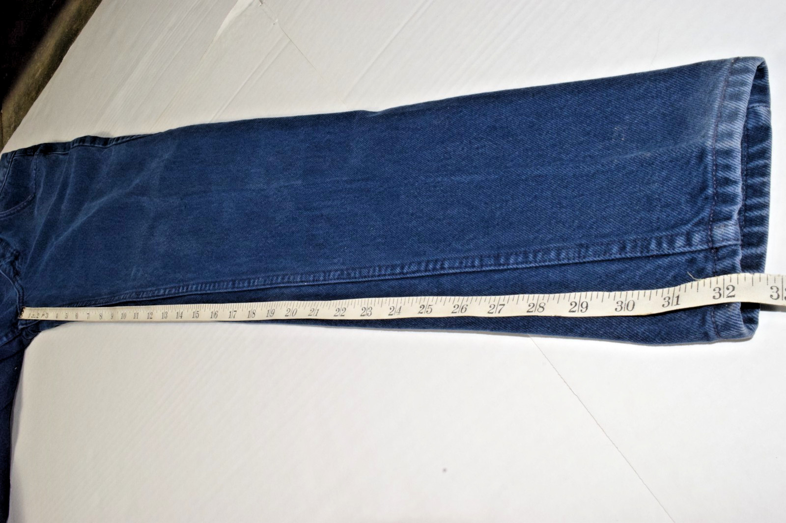 VTG Guess Jeans G Marciano 25 x 32 80s Navy Blue Wash High Waist Taper Made USA
