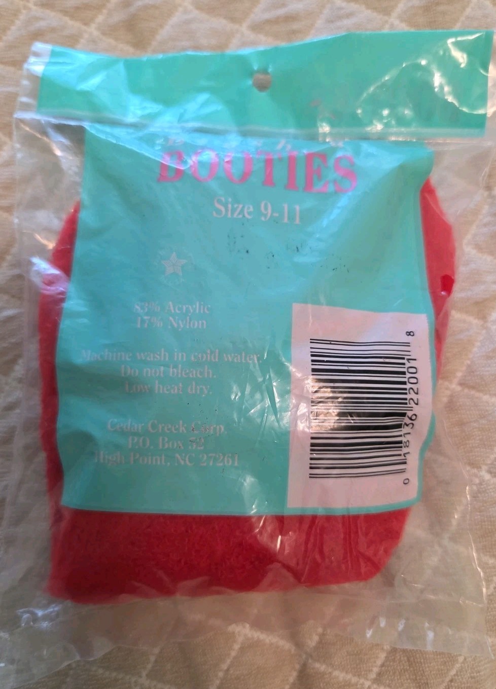 2 NIP VINTAGE LADIES BRUSHED BOOTIES RED 9-11 NEW! Fitted Heel Cedar Creek Red