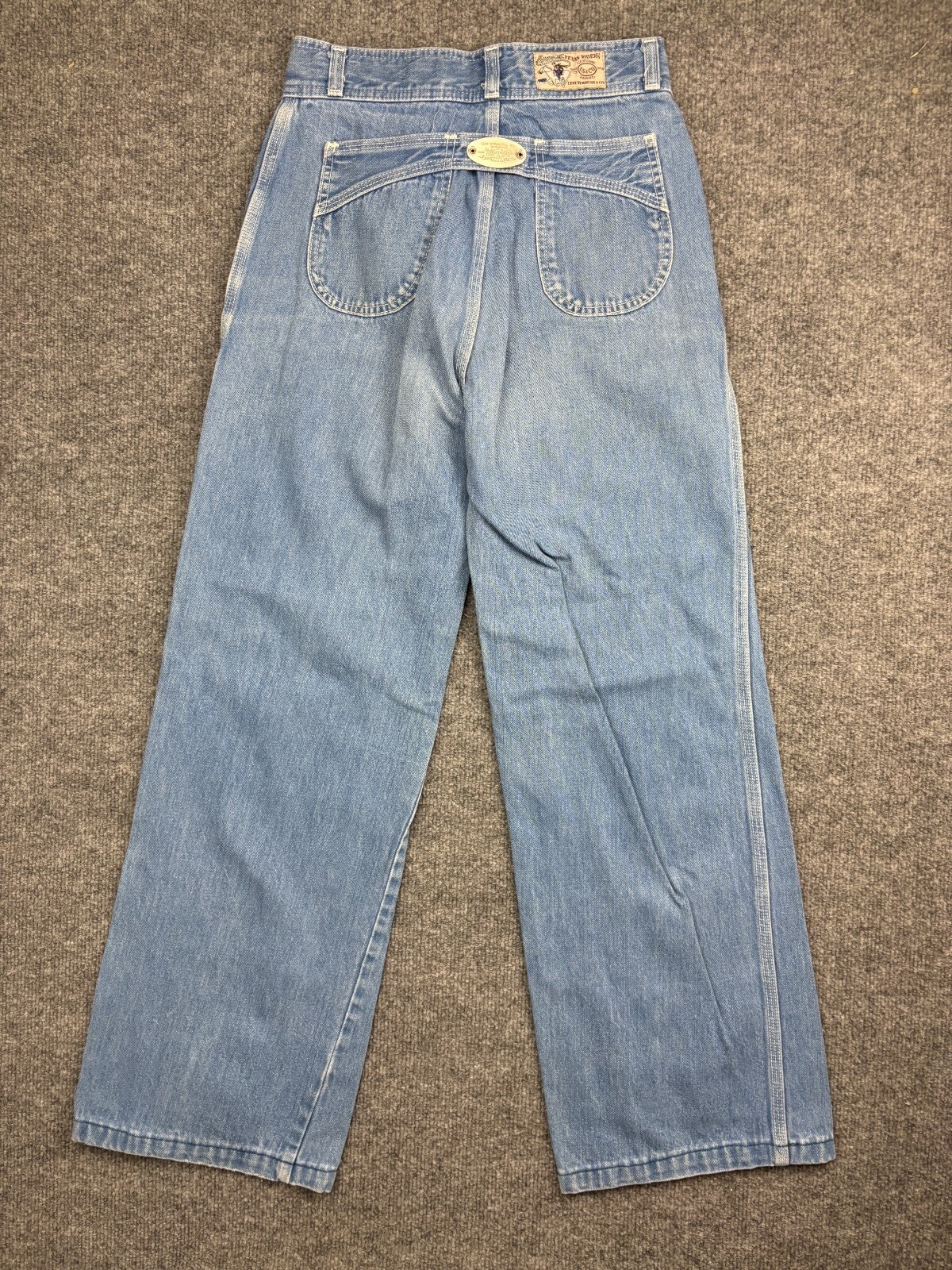 Vintage 1970s Levi’s Texas Riders Jeans Women’s 11 Blue Western Cowgirl USA Made