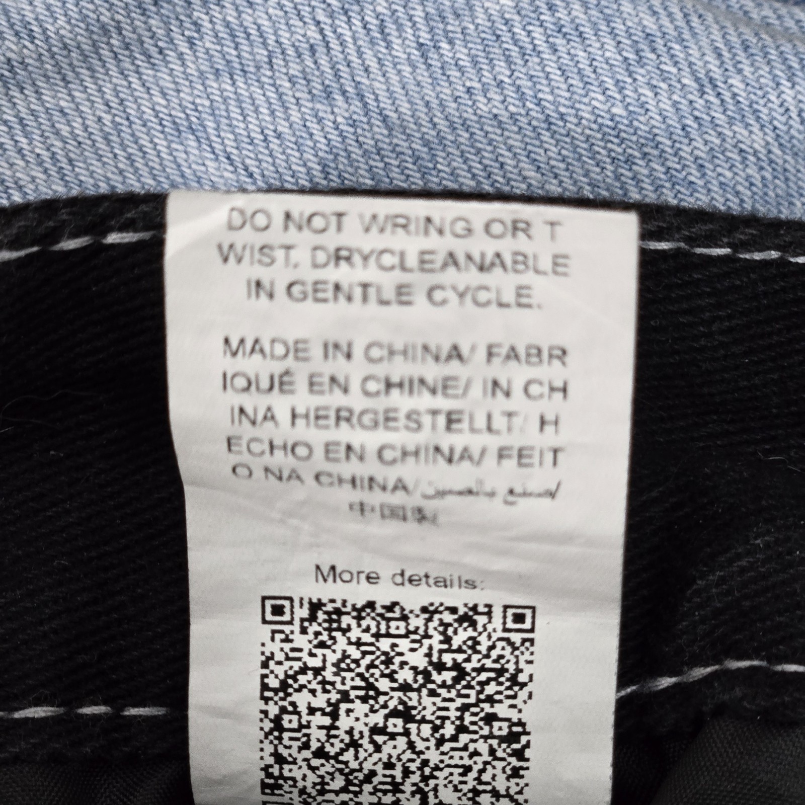 Grunge Punk Cartoon & Slogan Jeans Size XS Graphic Black Straight Leg Streetwear
