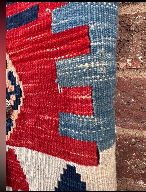 Vintage Boucher Santa Fe Handmade Full-Kilim Wool Vest Rare Southwestern