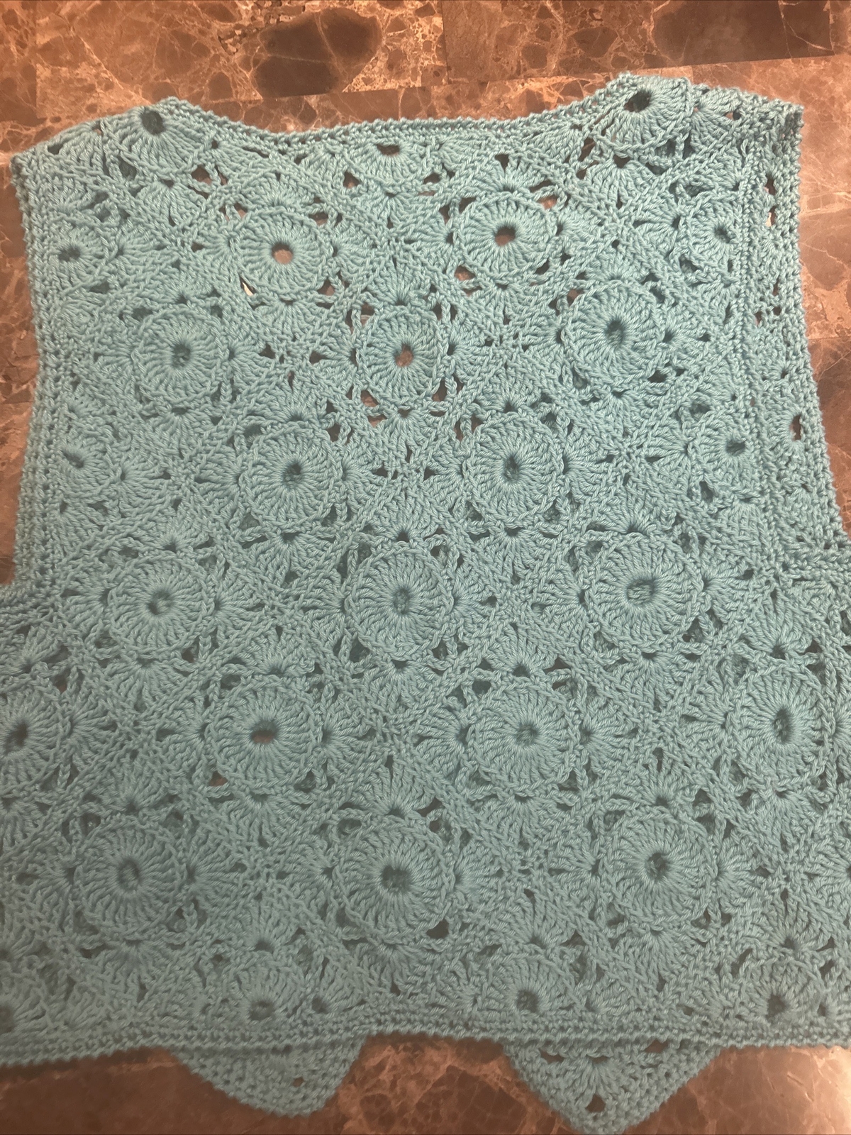Vintage Crochet Sweater Vest XS/S/M? Boho Kawaii Top Festival Fairy Whimsy CUTE!