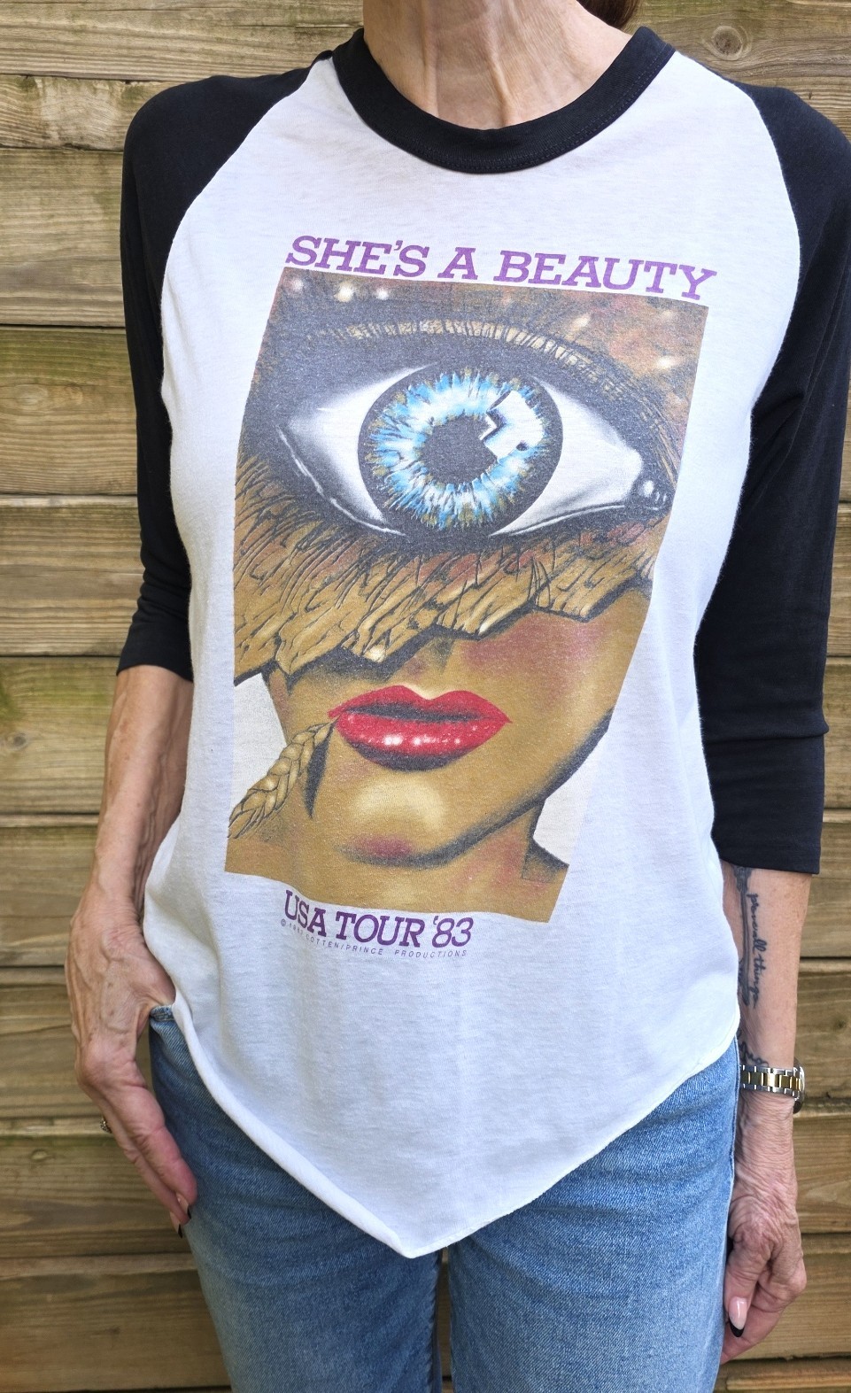 The Tubes She”s A Beauty 1983 Tour Vintage..ORIGINAL Large 42-44 Made In The USA