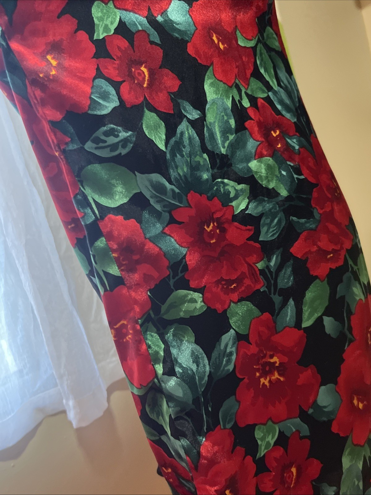 Vtg VICTORIA’S SECRET Gold Label Night Sleep Shirt Chemise Gown Floral XL