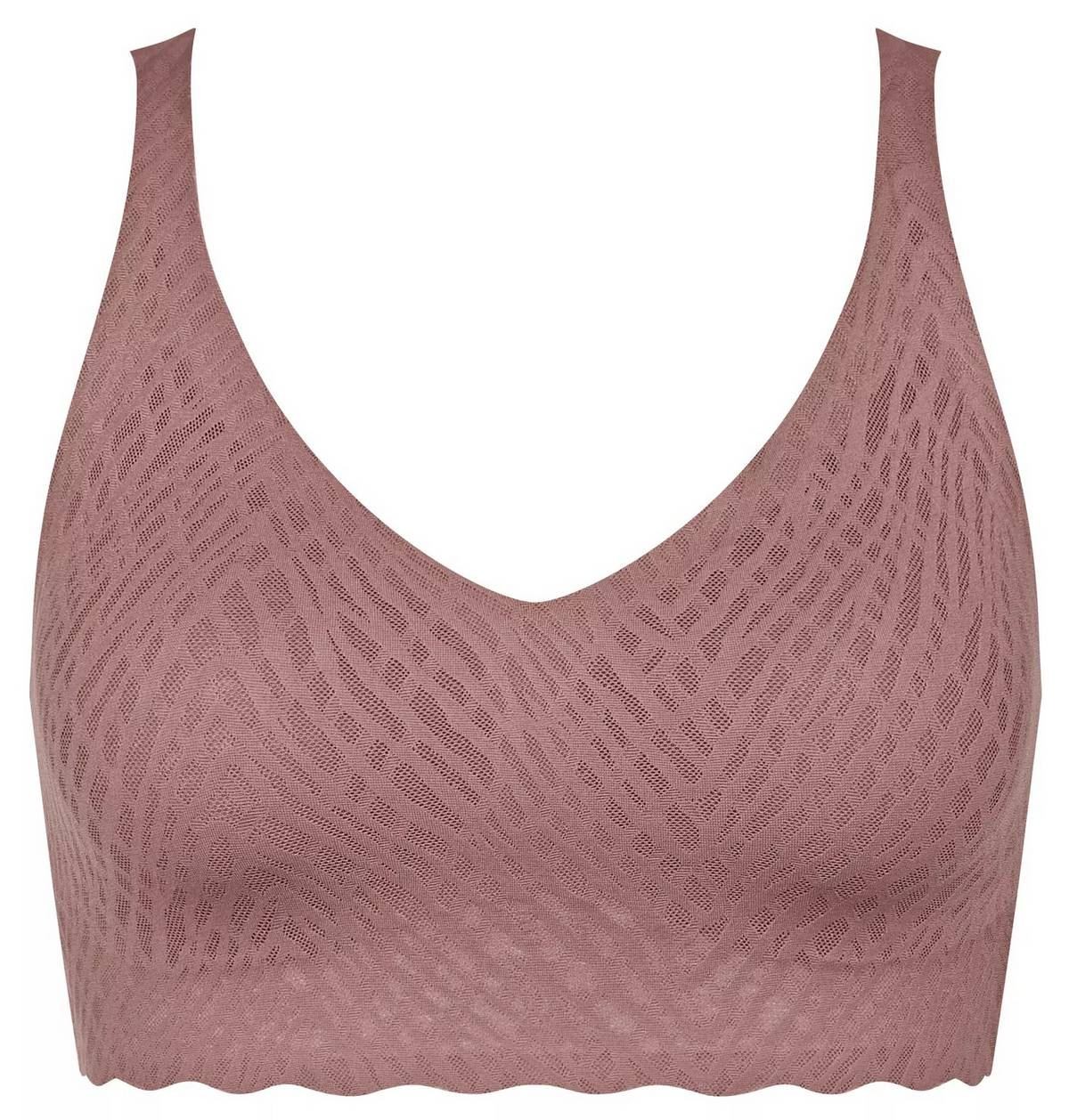 Sloggi Womens Zero Feel Bliss Bralette – Cacao Brown