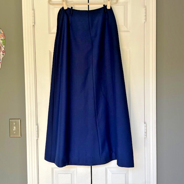 Classic Vintage Navy Blue Skirt By Summit Of Boston Women’s Size 10 1970’s