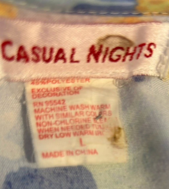 Vintage Casual Nights Floral House Dress /Grannycore Lounge Dress