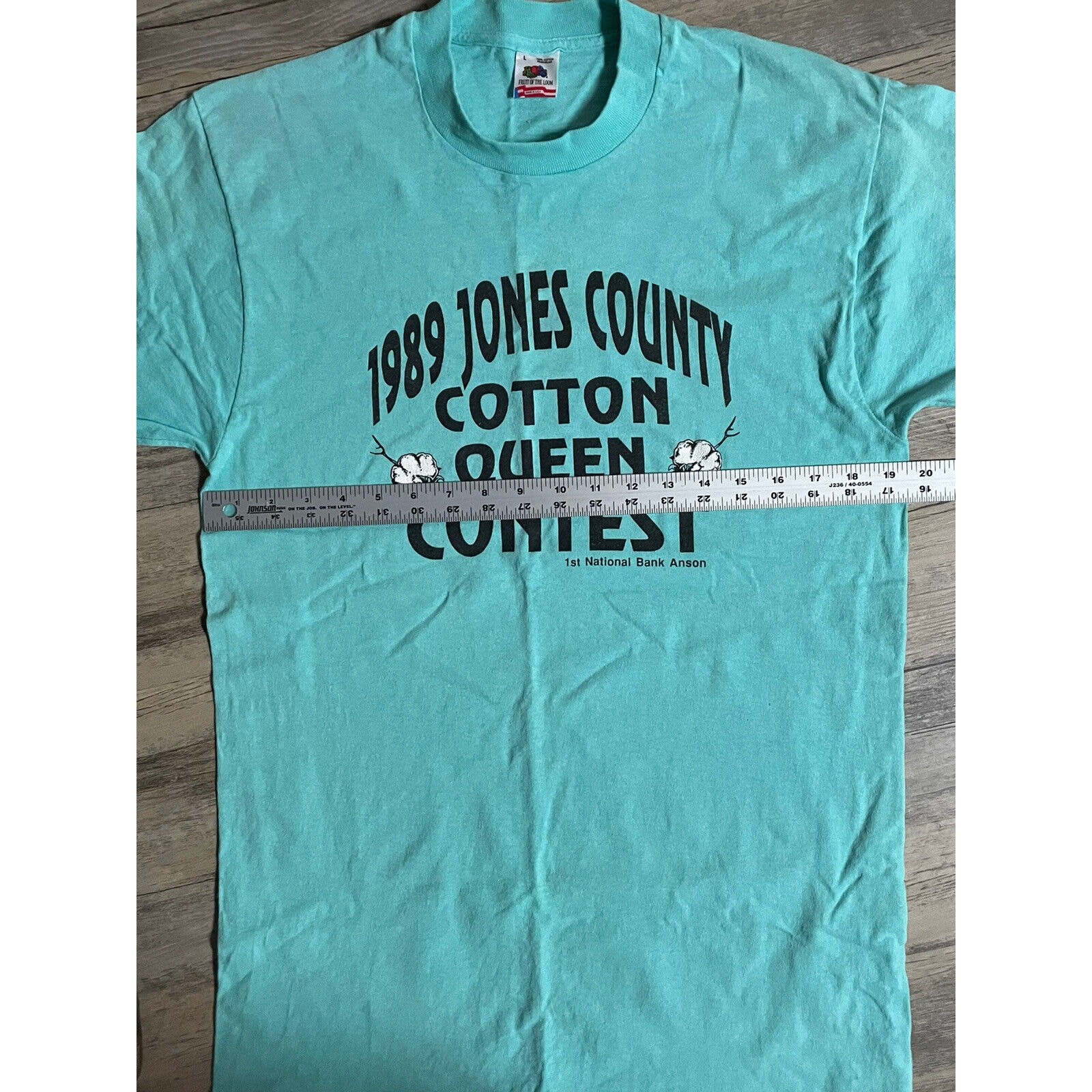 80s Cotton Queen Contest T-Shirt – Men’s Large Blue – Single Stitch USA Vintage