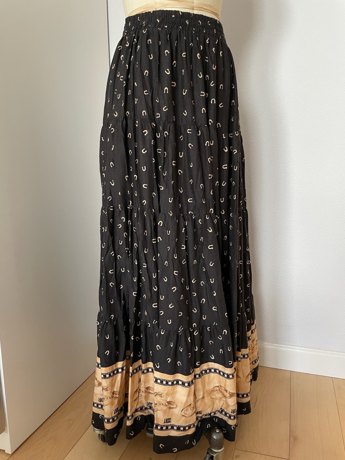 Vintage 90’s Roper Horshoe Cowboy Hat Skirt Country Western Large Cowgirl Rodeo
