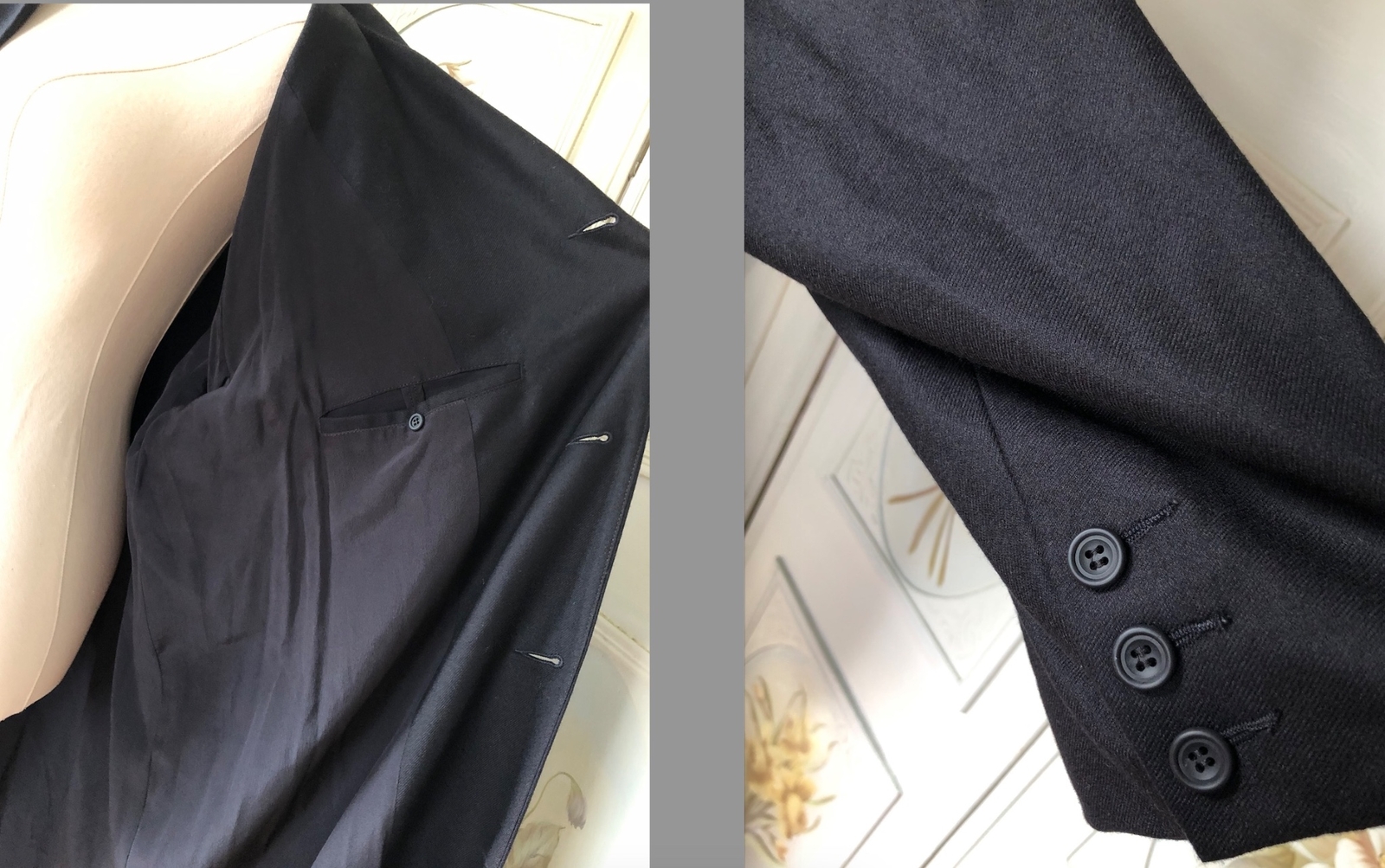 VTG ESKANDAR WOOL CASHMERE SILK JACKET DUSTER COAT ENGLAND-MADE LAGENLOOK EUC 2