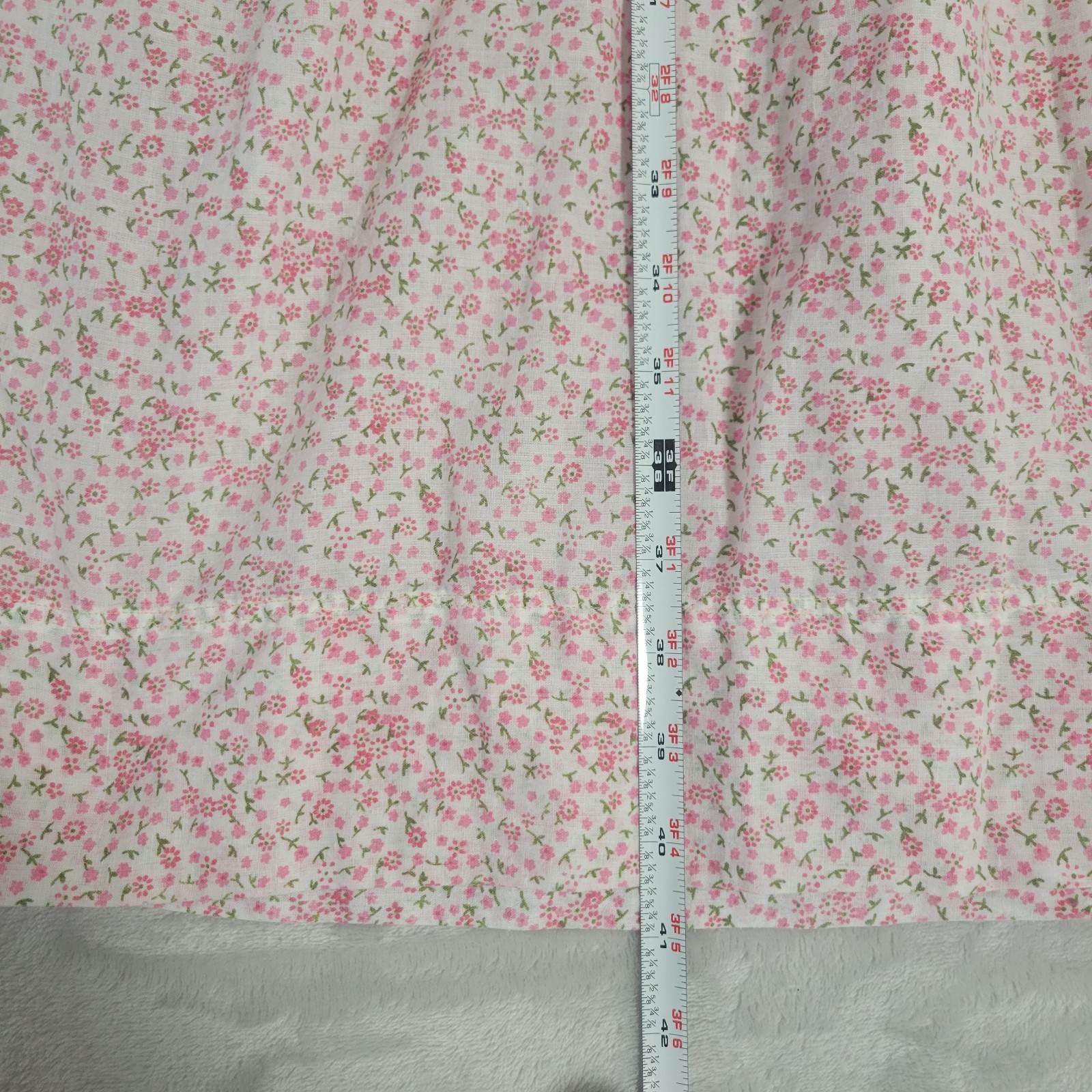 VTG Long Dainty Pink Floral Sleeveless Nightgown Summer OS Cottagecore Prarie