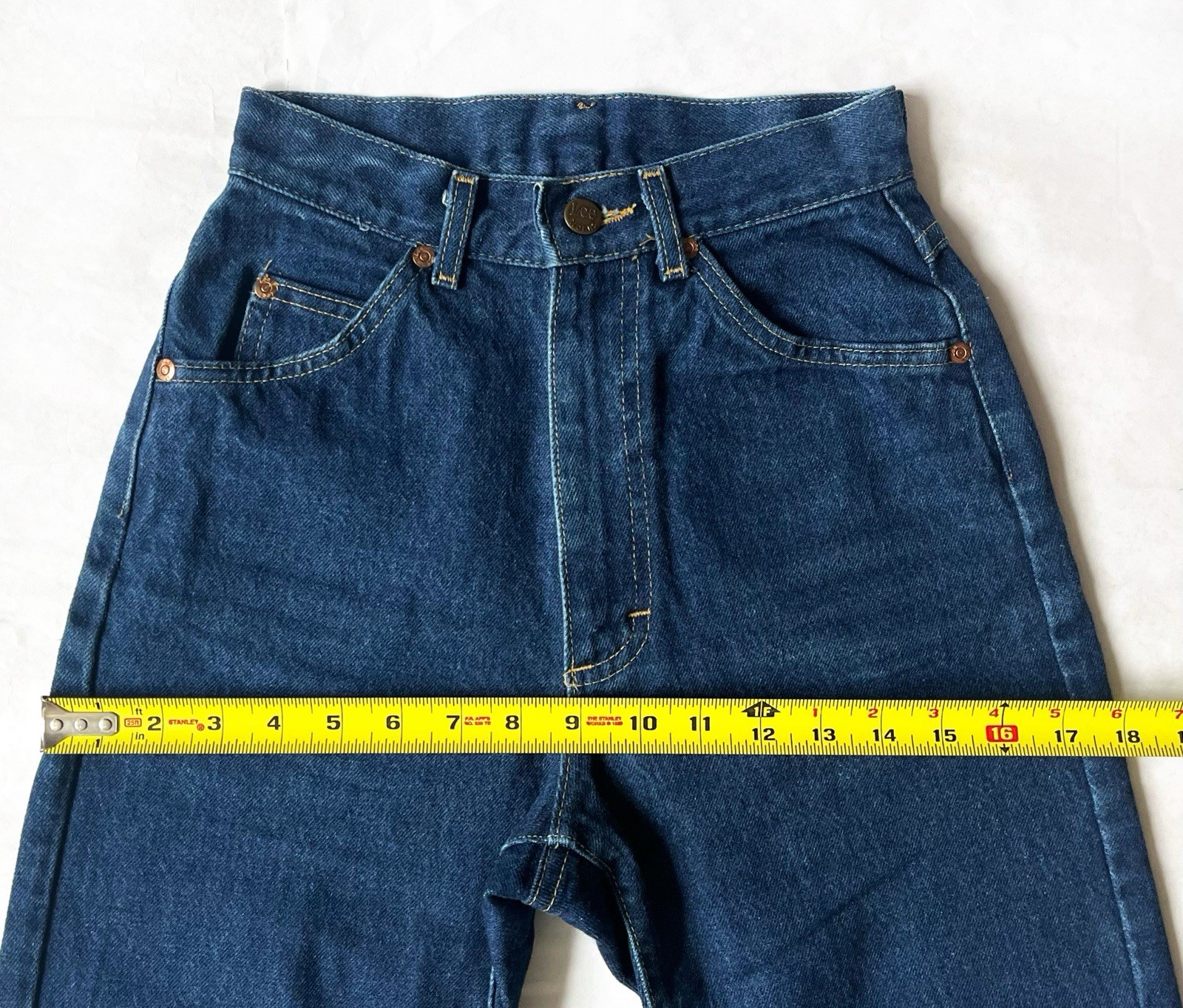 EUC! VTG 70-80s Lee Riders Jeans Talon 42 Zipper Women Size 3 24×31 🇺🇸USA Made