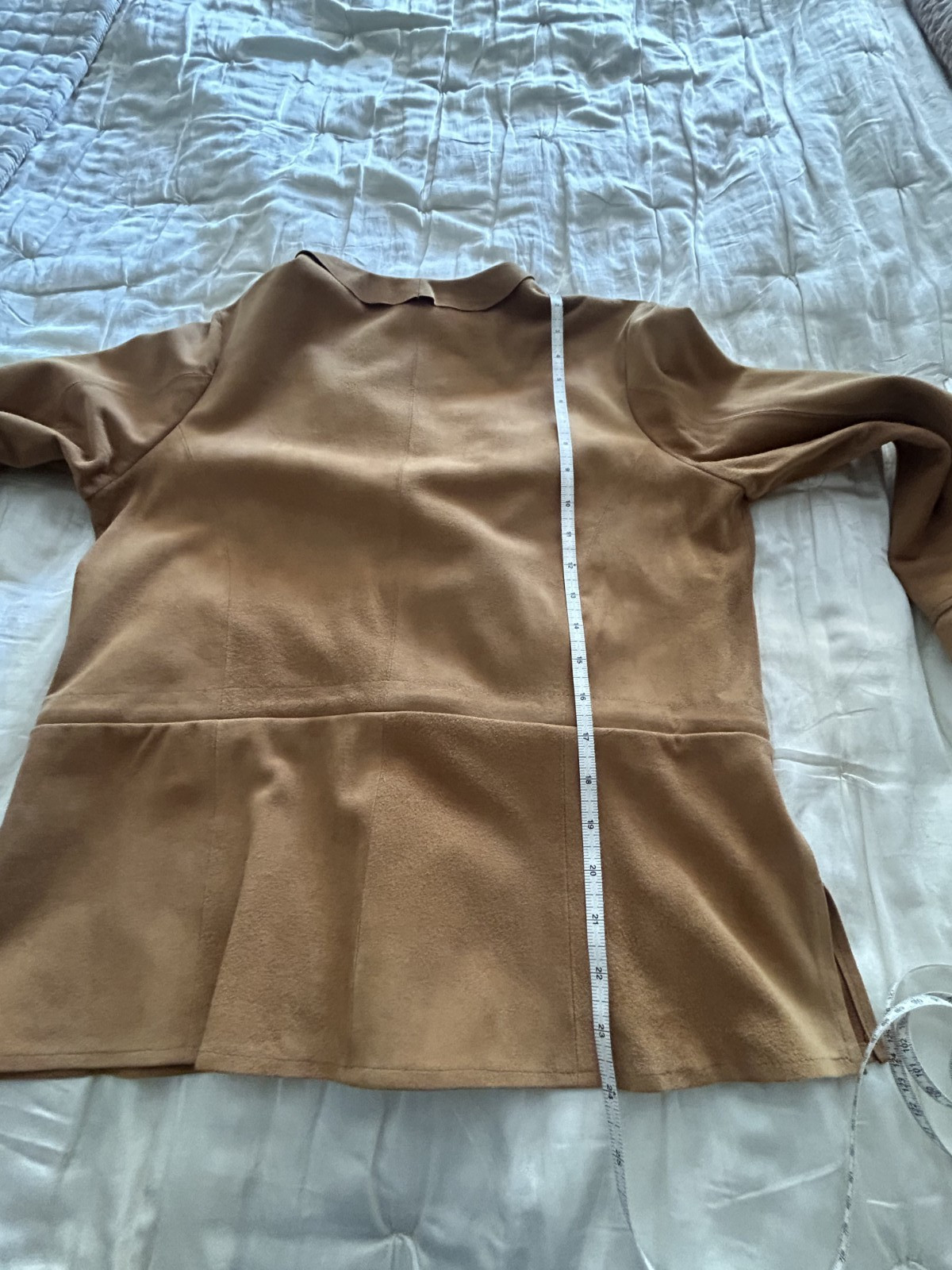 VINTAGE 1980’S VAKKO LEATHER SUEDE TOP NWT LARGE