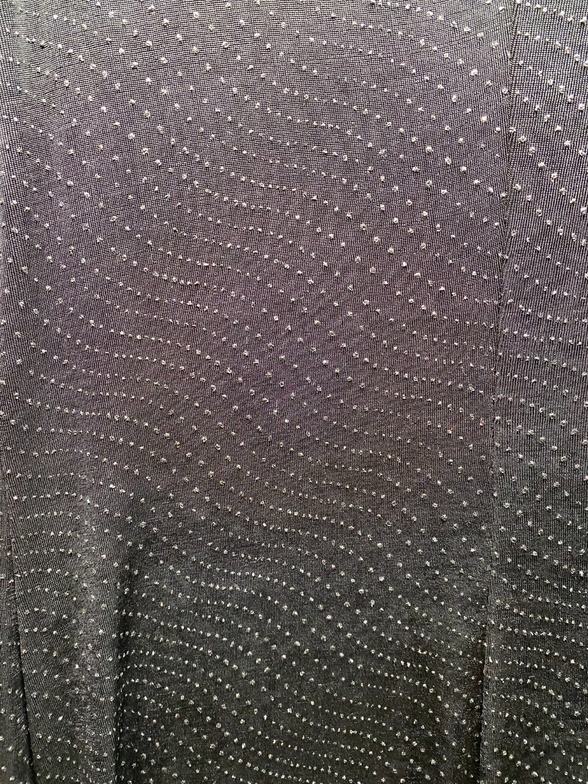 90s Y2K I.N. Studio Women’s Size 12 Black Sparkly Maxi Dress Party Stained Pits