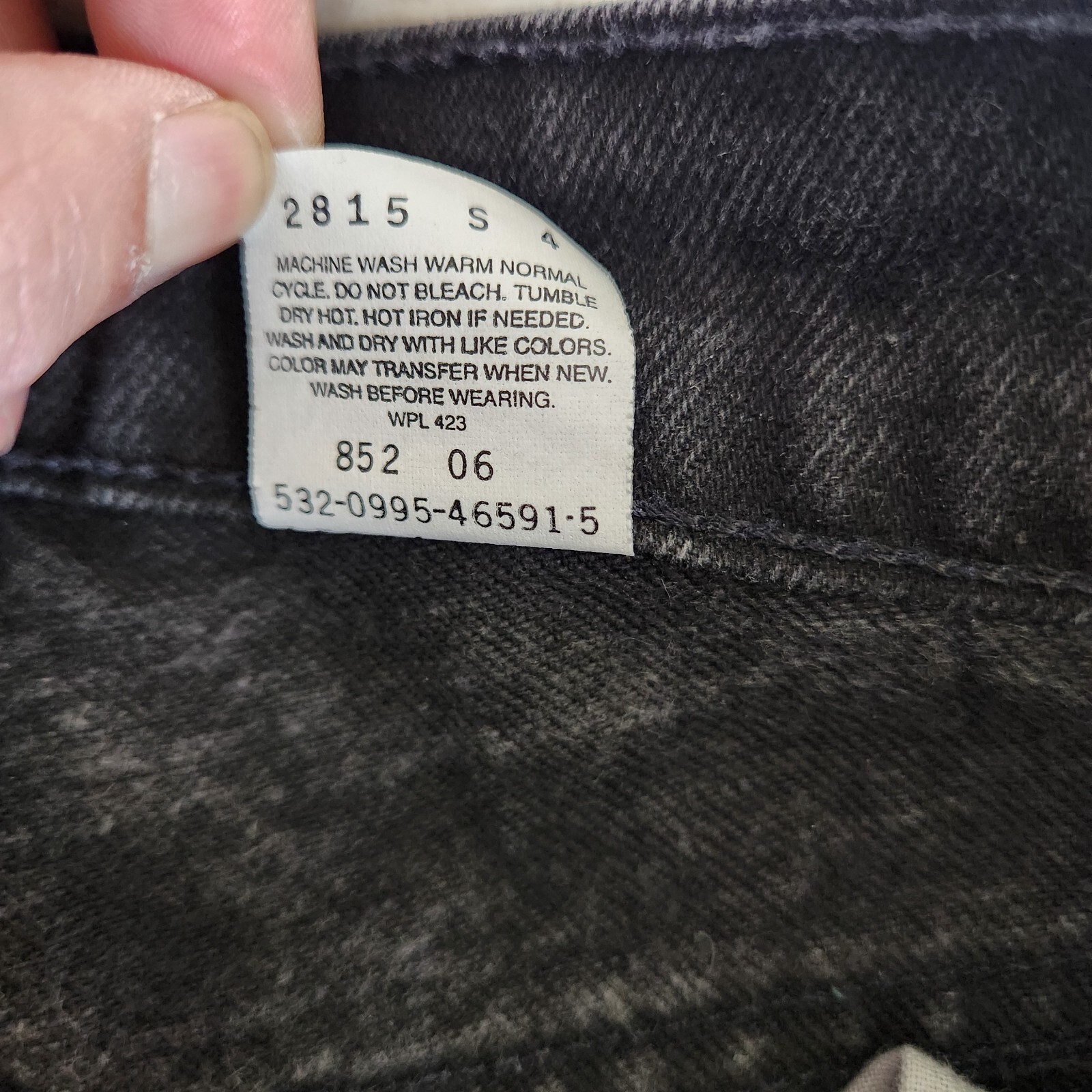 Vintage 90s Levi’s 551 Women Sz 10 27×30 Black Jeans Relaxed Fit Tapered Leg Zip