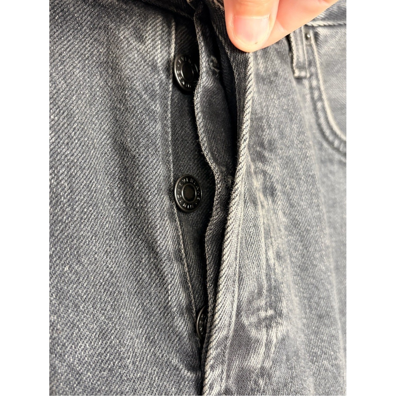 NWT Everlane Curvy 90s Cheeky Straight Jean Washed Black Ankle 30