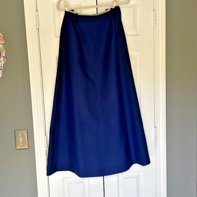 Classic Vintage Navy Blue Skirt By Summit Of Boston Women’s Size 10 1970’s