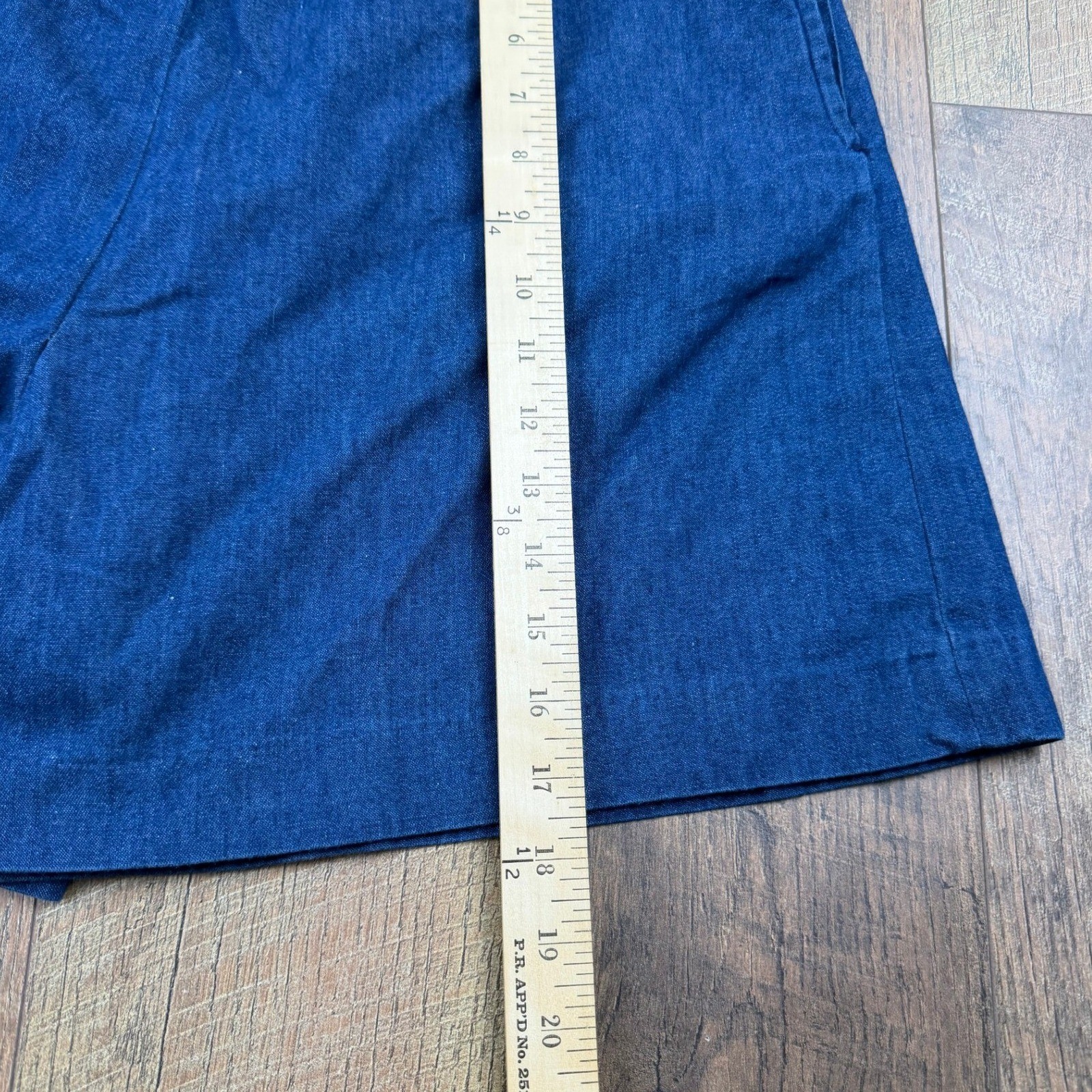 Vintage Prestige of Boston Navy Blue Elastic Waist Shorts Size 8